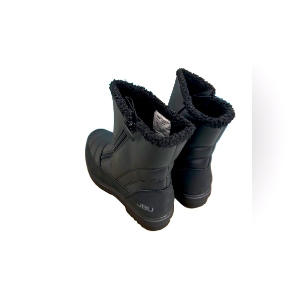JBU, Women Snowbound Zip Cold Weather Boots, Black Size 10M Round Toe 1-13”heel - Picture 5 of 13